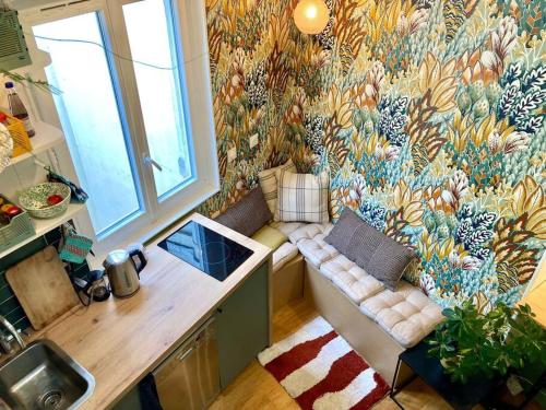 Chez Valentine au coeur des Buttes Chaumont et Belleville