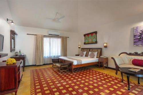Zona de estar de Estuary Sarovar Premiere Poovar Island