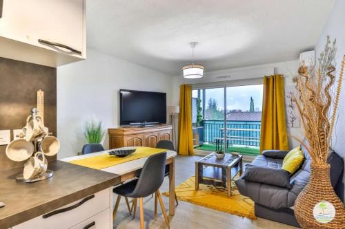 Parentis en Born Appartement avec balcon pour 4 personnes