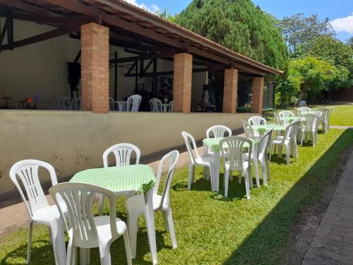 Taman di luar Chácara PALOMA