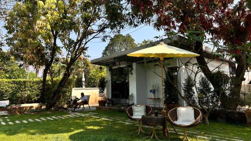 Zahrada ubytování UDEE Cozy Hotel