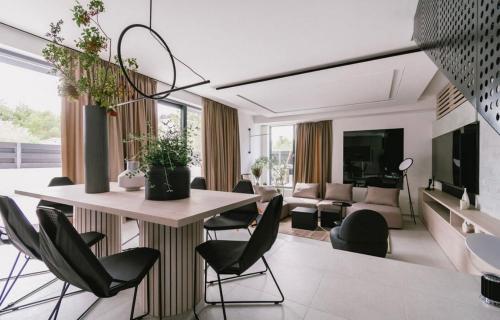 TV/trung tâm giải trí tại Villa CHIC