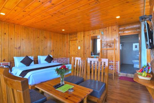 Area soggiorno di LA Riqueza Kanatal #Prime Location # Big Parking # Top Selling # Mountain View Rooms