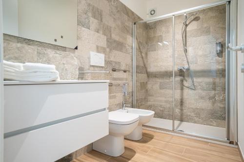 A bathroom at Tenuta dei Franceschi
