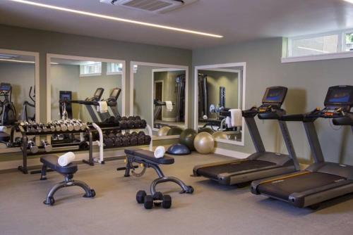 Fitness centrum a/nebo fitness zařízení v ubytování Luxury 2 Bedroom Downtown Aspen Vacation Rental With Access To A Heated Pool, Hot Tubs, Game Room And Spa