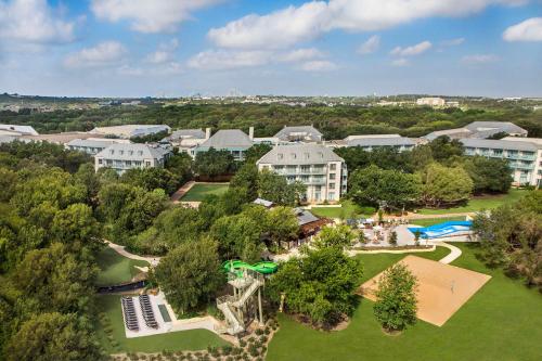 an aerial view of a resort with a park at Hyatt Regency Hill Country Resort and Villas in San Antonio