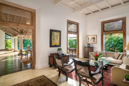 Posezení v ubytování Taru Villas Rampart Street - Galle Fort