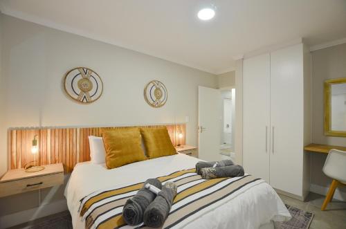 Cama o camas de una habitación en Maki-Saki Boutique Self-Catering Accommodation