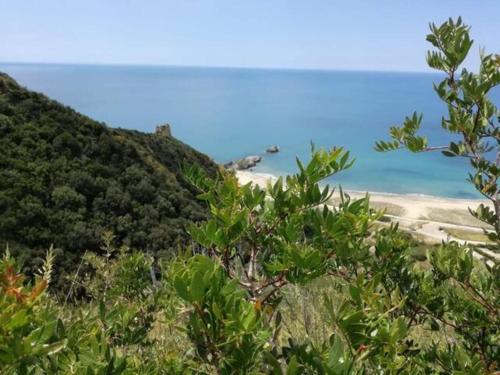 a view of a beach and the ocean at AsceaExperience Rooms in Ascea