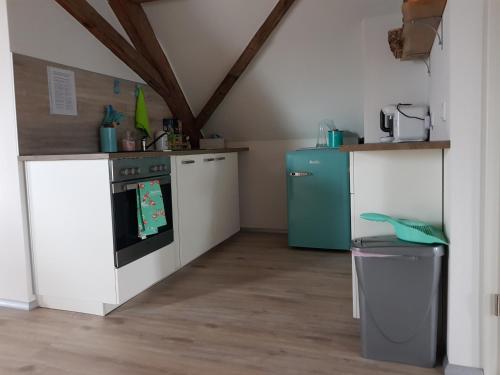 Dapur atau dapur kecil di Ferienhaus Relax Ranch