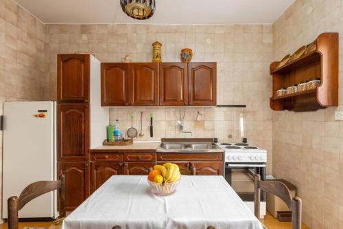 Kuchyň nebo kuchyňský kout v ubytování Apartman BISER - Igalo centar
