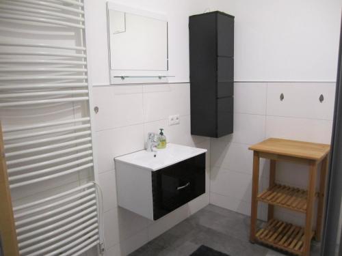 Kuchyň nebo kuchyňský kout v ubytování Ferienwohnung Oberkreut