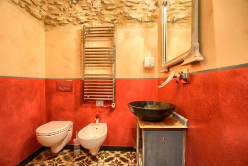 Koupelna v ubytování Casa Cannella con AC e wifi in borgo ligure