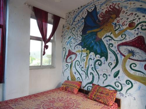 Katil atau katil-katil dalam bilik di Sukha's Sepna Village