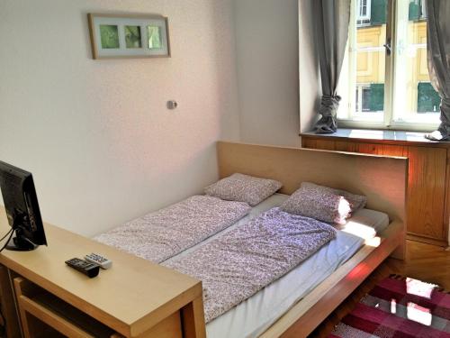 Postel nebo postele na pokoji v ubytování Apartment Jakominiplatz