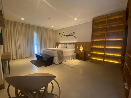 Hotel Boutique QUEBRA-NOZにあるベッド