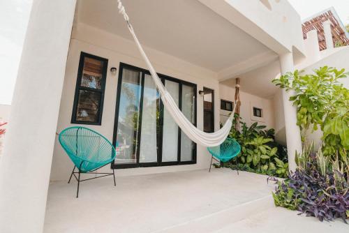 Μπαλκόνι ή βεράντα στο Blue Palm Bacalar