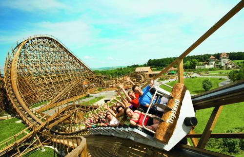 Aquapark v prázdninového areálu nebo okolí