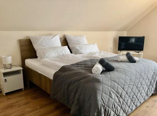 Posteľ alebo postele v izbe v ubytovaní Casa Galliera - Apartment