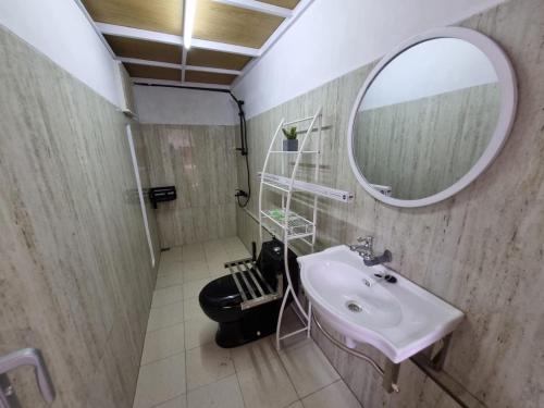 Koupelna v ubytování Kampung Panorama