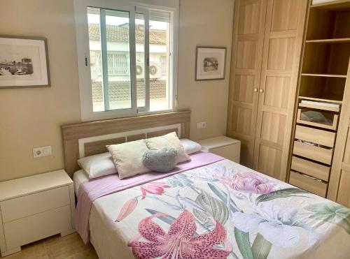 Ένα ή περισσότερα κρεβάτια σε δωμάτιο στο Apartamento Vinaròs (5 min andando del centro)