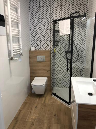 Phòng tắm tại Apartamenty Ustronie Morskie31C1