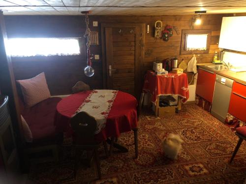 Χώρος καθιστικού στο Chalet Alpin suisse