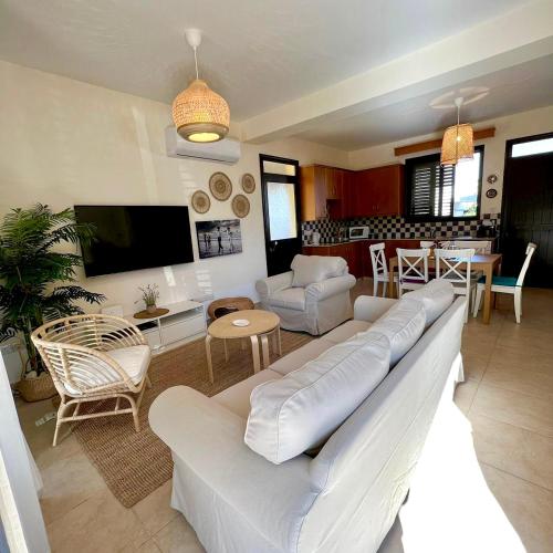 Pervolina countryside by the sea