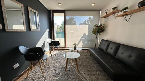 Χώρος καθιστικού στο Apart Hotel Castellon 176