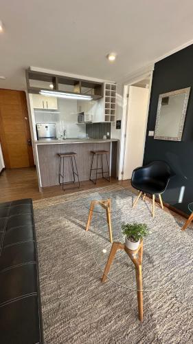 Η κουζίνα ή μικρή κουζίνα στο Apart Hotel Castellon 176