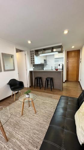 Η κουζίνα ή μικρή κουζίνα στο Apart Hotel Castellon 176
