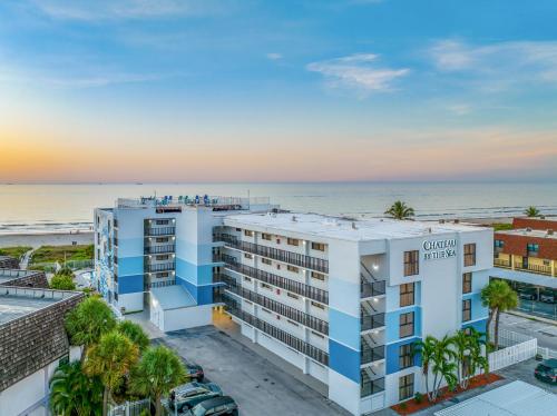 Vue générale sur la mer ou vue sur la mer prise depuis l'appart'hôtel