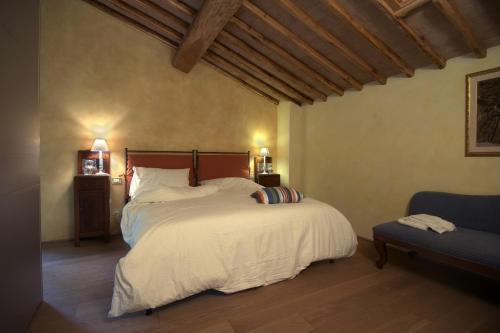 Katil atau katil-katil dalam bilik di Agriturismo San Giusto