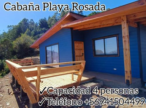 a house for sale in caja playa rocas at Cabaña Playa Rosada in Valdivia