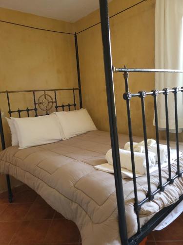 Кровать или кровати в номере Villa Agali.