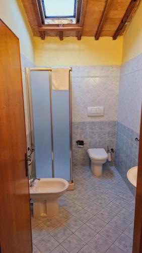 Koupelna v ubytování Antico Borgo Poggiarello
