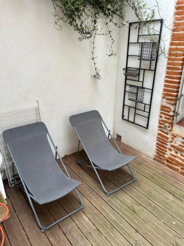 Balkón alebo terasa v ubytovaní Le Patio Jacuzzi Centre