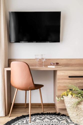 Televisyen dan/atau pusat hiburan di Willa Dunajec - Luxury Apartments