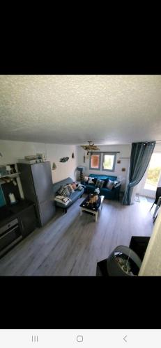 Posteľ alebo postele v izbe v ubytovaní appartement 6p rez-de-jardin clim accés mer direct