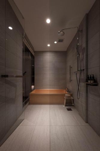 Bilik mandi di Condominium ISHITEI Furano