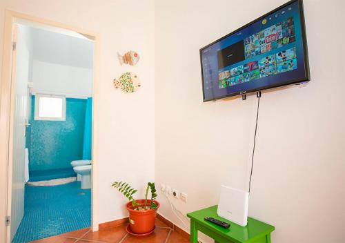 Koupelna v ubytování Appartamento Buzio. Stella Maris Exclusive