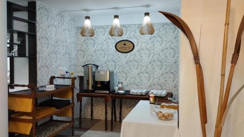 Kaffe- og tefaciliteter på Calfucura Apart Hotel