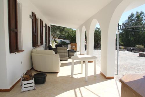 Χώρος καθιστικού στο Villa Quattro Archi
