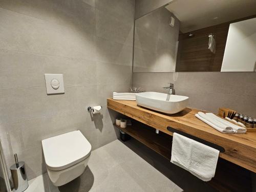 Koupelna v ubytování Hotel ETNA