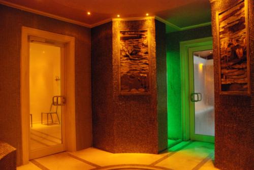 Koupelna v ubytování Hotel Terme Millepini