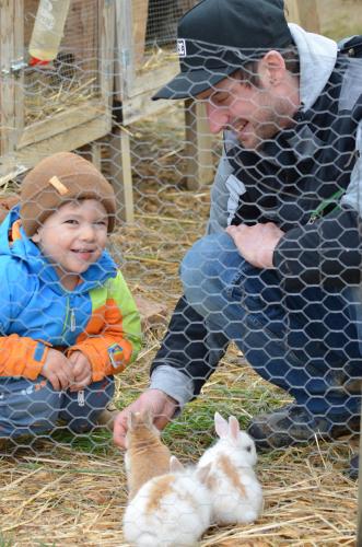 Kinder, die in der Unterkunft Fugger Alm übernachten