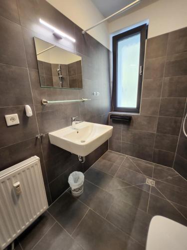 Salle de bains dans l'établissement Monteurzimmer in Bielefeld - Mitte