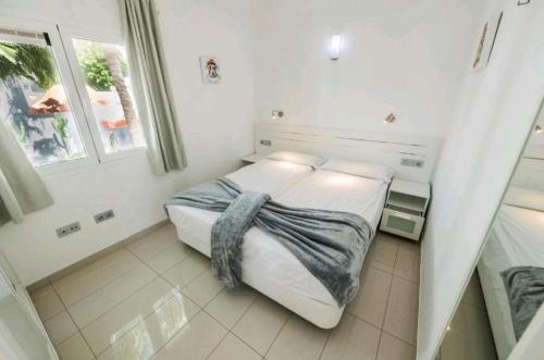 Ein Bett oder Betten in einem Zimmer der Unterkunft Casa Lidia Costa Calma beach