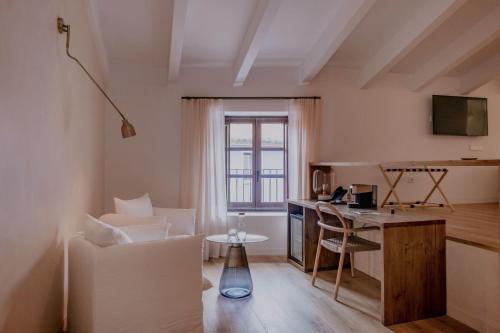 Μια τηλεόραση ή/και κέντρο ψυχαγωγίας στο Hotel Palau Macelli & Spa