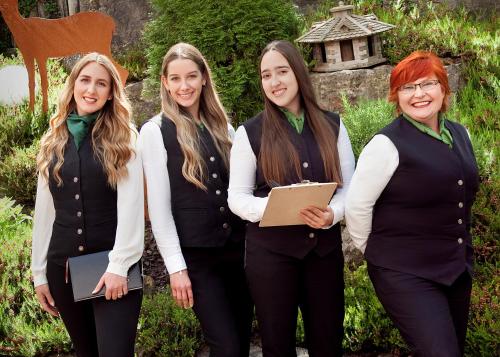 a group of women standing next to each other at Hotel & Restaurant Zum Reussenstein in Böblingen